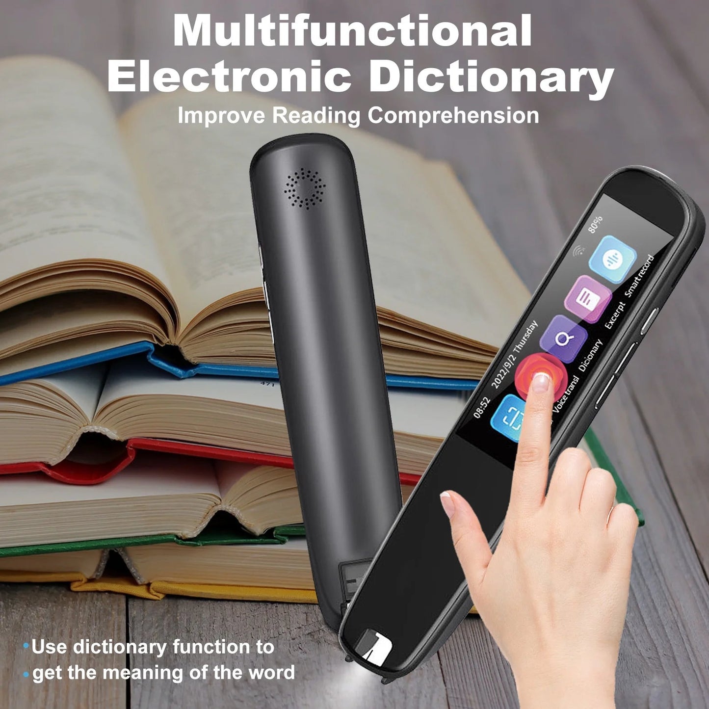 Portable Translation Scanning Pen,  With Text To Speech, 131 Language Translator Device for Language Learners, Business Students, & Adults Travelers